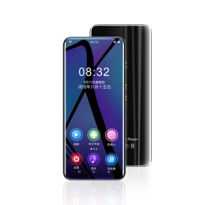 MP3 Player with Bluetooth and , 4.0 Inch Full MP4 MP3 Player with Speaker, for Android Streaming Music Player Portable HiFi Sound Digital Audio Player 2050mAh (Black)