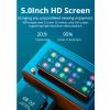 MP3 Player with Bluetooth and , 4.0 Inch Full MP4 MP3 Player with Speaker, for Android Streaming Music Player Portable HiFi Sound Digital Audio Player 2050mAh (Black1) view 4