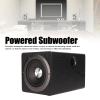 Field Studio Premium 6.5" HiFi Subwoofer - 100W Powered, Compact Wooden Design with Cable view 3