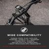 Night Provision GPX Series Out Front Bike Computer Mount for Garmin Edge 830 820 810 800 530 520 Plus 520 510 500 200 130 25 GPS, Compatible with 31.8mm 25.4mm Handlebars, Quarter Turn & Twist view 2