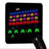 Mouse Pad, Desktop Office Mousepad, Firm Grip Gaming (Black Retro Video Game) view 1