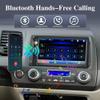 NHOPEEW Double Din Bluetooth Car Stereo - 7 Inch Touch Screen Car Radio with Mirror Link/FM/SWC/EQ Audio/Seven Color Backlight/AUX/USB/SD Input + Backup Camera view 2
