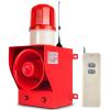 Y DIANS S Remote Control Alarm Siren 500m 0-130dB Horn 12 Tones Adjustable, 45W High Power for Noisy Environment Emergency Alarm Range of 100-150 Meters - Tornado Alarm AC100-120V view 1