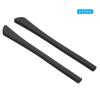 PATIKIL Glasses End Tips, 6 Pairs Eyeglass Anti Slip Ear Sock Pieces Tube Sleeve Silicone Replacement Temple for Rectangle Thin Metal Eyeglass Temple, Black-2 view 3