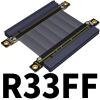 ADT-Link PCI-Express 3.0 16x to pcie x16 Jumpers Riser Extension Cable Graphics Cards Male-Male Female-Female pcie Riser Cable (25cm, R33FF(Tx to Tx)) view 2