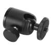 Tripod Head, Camera Tripod Ball Head, 360 Rotating Aluminum Alloy Tripod Mount Ball Head with 1/4inch Removable Hot Shoe and Rubber Pad Holder for DSLR Camera view 1