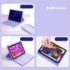 SENLAN iPad Mini 6th Generation 2021 Keyboard Case with Mouse Cute Round Keys with Pencil Holder Magnet Detachable Bluetooth Keyboard for iPad mini6 (iPad mini6, Purple) view 4