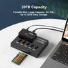 MAIWO M.2 SATA SSD Cloner Duplicator with SATAIII Chipset, USB 3.0 to M.2 SATA B+M Key Adapter 5 Bay Docking Station, 20TB Capacity (DO NOT Support NVME SSD) view 4