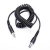 Fumei 5 PIN XLR Jack to U174 Plug Adapter 2M Coiled Cable Compatible with Helicopter Radios and XLR Headsets view 1