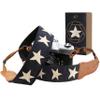 Padwa Lifestyle Pentagram Embroidered Camera Strap - Double Layer Cowhide Ends,2" Cotton Woven Camera Straps, Adjustable Vintage Neck & Shoulder Strap for All DSLR Cameras,Great Gift for Photographers view 1