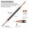 Padwa Lifestyle Pentagram Embroidered Camera Strap - Double Layer Cowhide Ends,2" Cotton Woven Camera Straps, Adjustable Vintage Neck & Shoulder Strap for All DSLR Cameras,Great Gift for Photographers view 4