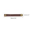 MECCANIXITY Pack of 20 Leather Cable Straps Cable Ties, Cord Organizer, Portable Cable Management for USB Cables, Headphone Wires, Brown/Light Brown view 2