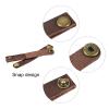MECCANIXITY Pack of 20 Leather Cable Straps Cable Ties, Cord Organizer, Portable Cable Management for USB Cables, Headphone Wires, Brown/Light Brown view 4
