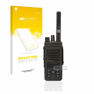 upscreen Anti-Glare Screen Protector compatible with Motorola DP2600E Protection Film Matte