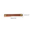 MECCANIXITY Pack of 20 Leather Cable Straps Cable Ties, Cord Organizer, Portable Cable Management for USB Cables, Headphone Wires, Light Brown/Golden view 2