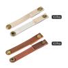 MECCANIXITY Pack of 20 Leather Cable Straps Cable Ties, Cord Organizer, Portable Cable Management for USB Cables, Headphone Wires, Light Brown/Golden view 3