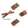 MECCANIXITY Pack of 20 Leather Cable Straps Cable Ties, Cord Organizer, Portable Cable Management for USB Cables, Headphone Wires, Light Brown/Golden view 4