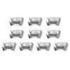 Rebower USB Connector PCB 5 Pin DIP 180 Degree Micro 24 Female Socket Plug [for Electronics Power Port Repair] - 1A / Silver Black / 50Pcs view 1