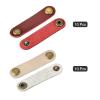 MECCANIXITY Pack of 20 Leather Cable Straps Cord Organizer Cable Ties Portable Cable Management for USB Cable, Headphone Wire, Wine Red/Golden view 3