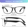 Okany Blue Light Glasses for Kids 3 Pack Blue Light Blocking Glasses for Teen Boys Girls Age 3-10,Computer Screen Gaming TV Phone Glasses Anti Glare,UV & Eye Strain (Grey Black+Pink Green+Blue) view 2