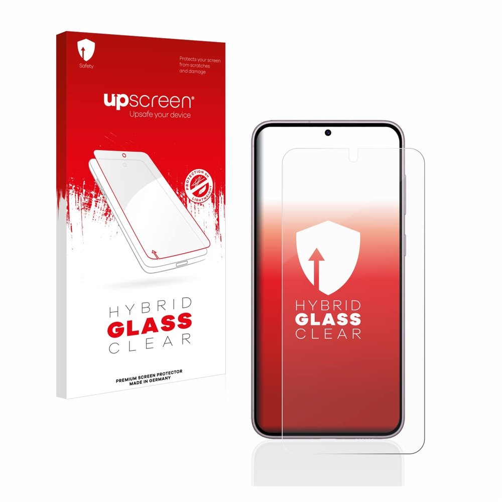 upscreen Screen Protector Film compatible with Samsung Galaxy S23 Enterprise Edition - 9H Glass Protection, Extreme Scratch Resistant