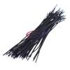 100PCS Breadboard PCB Solder Cable 24AWG 10CM Fly Jumper Wire Cable Conductor Wires 1007 24AWG Connector Wire (Black) view 1