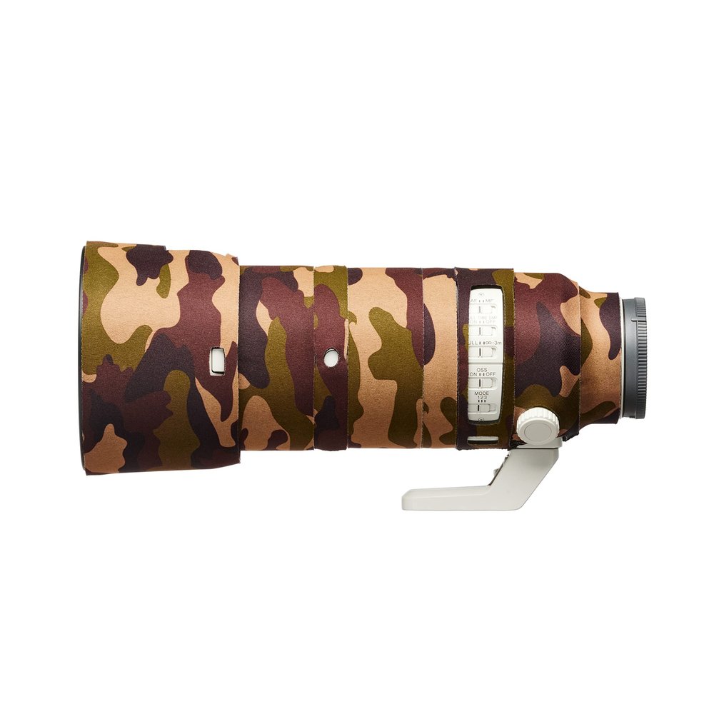 easyCover Lens protection camouflage cover for Sony FE 70-200mm F2.8 GM OSS II Brown Camouflage