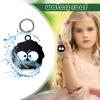 Cute Waterproof Holder Keychain for Air Tag Dog Collar Tracker,Protective Cover for Airtag Key Chain (blackBriquette) view 2