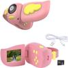 eDealz Full 1080P Kids HD Digital Photo and Video Rechargeable Birdie Camcorder with 2" LCD Screen, Integrated Video Games, Removable Silicone Strap, 32GB Card and Micro USB Charging (Pink) view 1