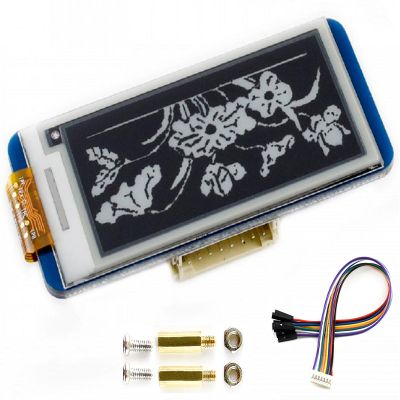 waveshare 2.13inch E-Paper Display HAT for Raspberry Pi 4B/3B+/3B/2B/Zero/Zero W/Zero WH and Jetson Nano,250x122 Pixel Black,White Two-Color E-Ink Display SPI Interface Support Partial Refresh