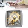 Game Resin Keycap, Cute Custom Keycap, DIY Handmade Keycap for Game Players and Keyboard Enthusiasts, Personality Keycap for Echanical Keyboard (black gear) view 2