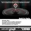 DS18 Car Door Speakers Bundle - 4X 6.5 2-Way Coaxial Speakers with Grills 150 Watts Peak and 4X 2 Tweeter PEI Dome Ferrite 200 Watts Peak 4 Ohms - Replacement Speakers in Car Audio Sound System view 3