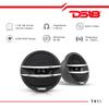 DS18 Car Door Speakers Bundle - 4X 6.5 2-Way Coaxial Speakers with Grills 150 Watts Peak and 4X 2 Tweeter PEI Dome Ferrite 200 Watts Peak 4 Ohms - Replacement Speakers in Car Audio Sound System view 4