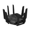 ASUS RT-BE96U BE19000 802.11BE Tri-Band Performance WiFi 7 Extendable Router with 6GHz Support, Dual 10G Port, 320Mhz, Lifetime Internet Security, MLO, Multi-RU Puncturing, AiMesh Support view 1