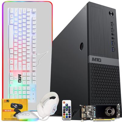 Aurora Gaming Desktop Computer Intel i5 12th Gen, AMD RX 550 4GB Graphic Card, 16GB RAM, 1TB SSD + 2TB HDD, 4 in 1 Gaming Kit, Webcam, Win 11 Home