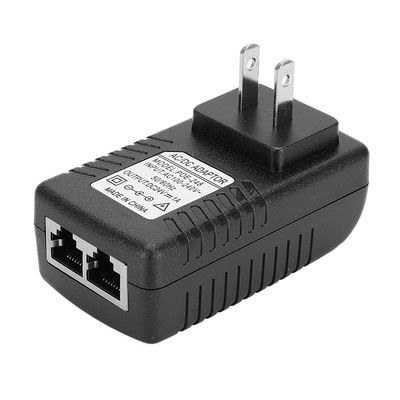 GOWENIC Wall Plug POE Injector, DC 24V 1A Power Adapter Plug IC Chip Control Power Adapter Plug Easy to Install for IP Cameras, and Other Various Appliances (US Plug)