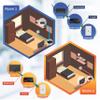 TRENDnet Ethernet Over Coax MoCa 2.5 Adapter (2-Pack), TMO-312C2K, Backward Compatible with MoCA 2.0/1.1/1.0, RJ-45 Gigabit LAN Port, Supports Net Throughput up to 1Gbps, Black (Renewed) view 2