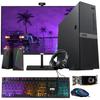 Aurora Gaming Desktop Computer Intel i5 12th Gen, AMD RX 550 4GB Graphic Card, 16GB RAM, 1TB SSD + 2TB HDD, 27 Inch Gaming Monitor 165hz, RGB Keyboard and Mouse, Headphone, Speaker, Webcam, Win 11 view 1