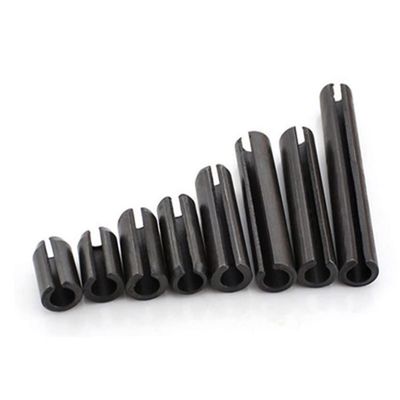 GB879 open elastic cylindrical pin elastic pin hollow pin positioning pin M1.5 M2 M2.5M3 4 5 part 2 - (Guide Length: M2.5x20, Color: Brown)