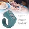 Bluetooth Remote Control App Page Turner, Remote Scrolling Ring Controller for Cell Phone Camera Remote Shutter Selfie Video Catch Up Novel Clicker, Blue view 3