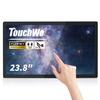 TouchWo 23.8 inch Capacitive Multi-Touch Screen Industrial Monitor, 16:9 Display 1920 x 1080P, Built-in Speakers, VGA, DVI & HD-MI Monitor for PC, POS, Small Business, Restaurant view 1