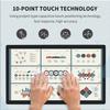 TouchWo 23.8 inch Capacitive Multi-Touch Screen Industrial Monitor, 16:9 Display 1920 x 1080P, Built-in Speakers, VGA, DVI & HD-MI Monitor for PC, POS, Small Business, Restaurant view 2