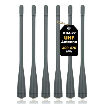 6 Pack Kenwood KRA27 UHF 400-470 MHz Antenna for Kenwood NX-340 TK3160 TK3170 TK3173 TK3180 TK3300 TK5310 Radio Helical Antenna