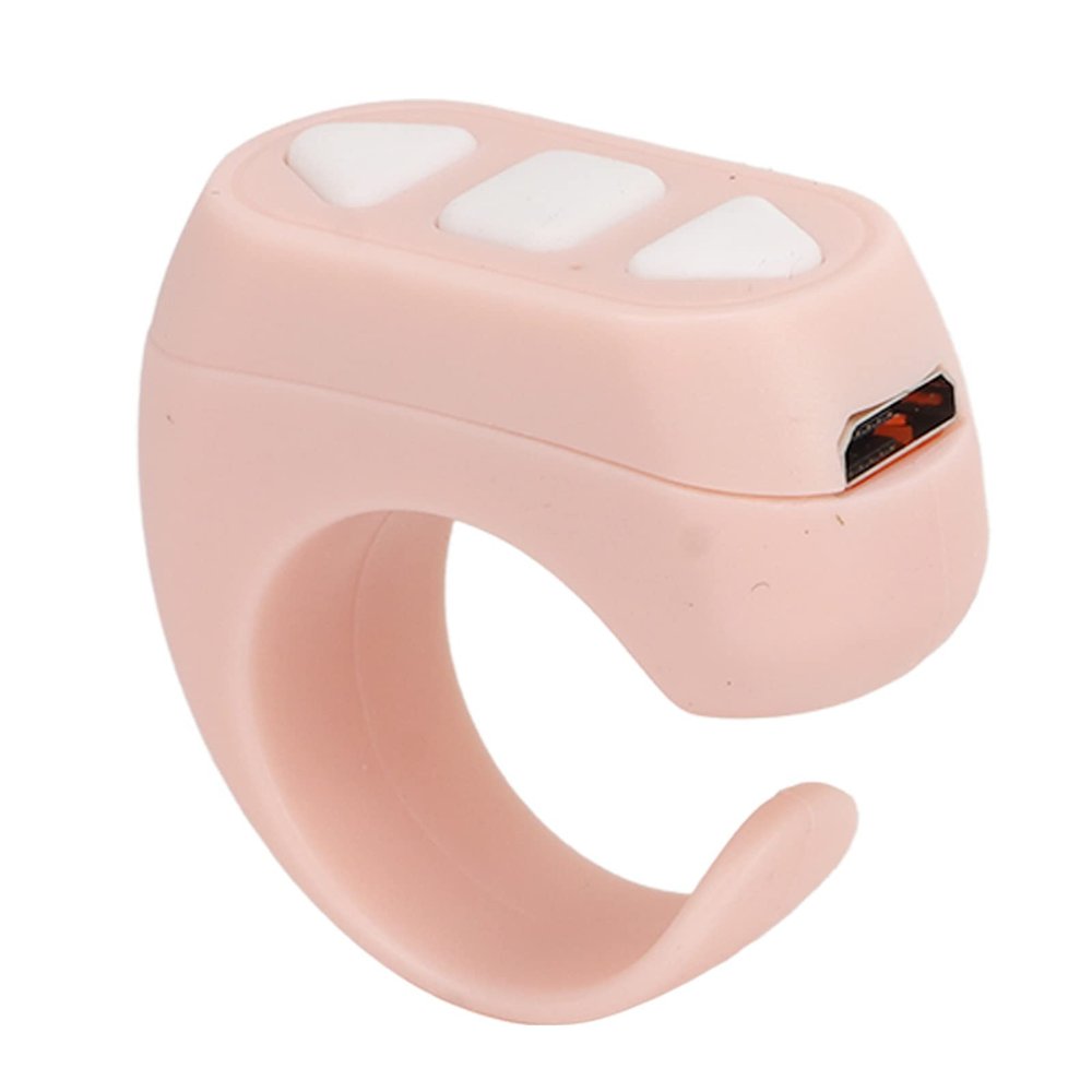 Bluetooth Remote Control App Page Turner, Remote Scrolling Ring for Phone Camera Remote Shutter Selfie Video Catch Up Novel ()