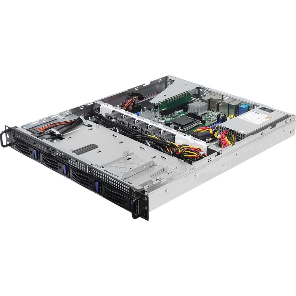 AsRock Rack 1U4LW-B650/2L2T 1U RackmountGeneral Purpose/Storage Server Barebone Single Socket AM5 (LGA 1718) AMD Ryzen 7000 Series Processors 4 SATA Bays Dual 10G LAN Dual 1G LAN