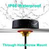 YOTENKO WiFi Puck Antenna Dual Band 2.4G 5.8 GHz, 5dBi Omni-Directional Mini Screw Mount RP-SMA Male Antenna 5ft Cable w/SMA Male to RPSMA Female Adapter for WiFi Router Hotspot Wireless Network Card view 2