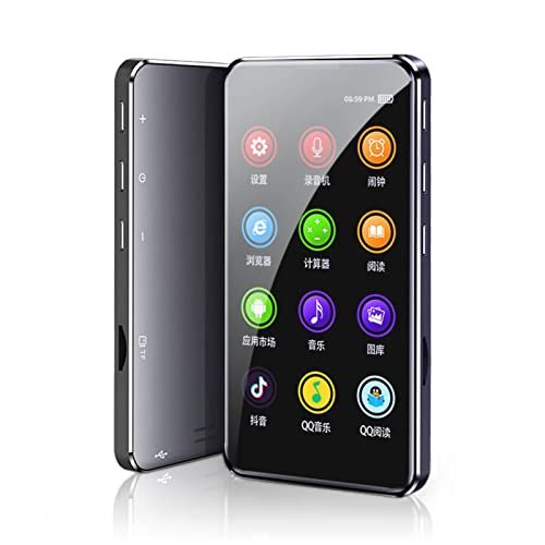 MP4 Player, 3.97 Full MP4 MP3 Player, Android Streaming Music Player with Bluetooth, & Speaker, Portable HiFi Sound Digital Recorder, Up to 128GB