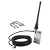 BOOBRIE VHF Marine Antenna 156-163MHz Boat Marine Radio Antenna with PL259 Male Connector 16.4ft RG58 Upgraded Coaxial Cable for Marine Sailboat Yacht Mobile Radio Transceiver view 1