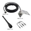 BOOBRIE VHF Marine Antenna 156-163MHz Boat Marine Radio Antenna with PL259 Male Connector 16.4ft RG58 Upgraded Coaxial Cable for Marine Sailboat Yacht Mobile Radio Transceiver view 4