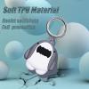 Cute Waterproof Holder Keychain for Air Tag Dog Collar Tracker,Protective Cover for Airtag Key Chain (Shark) view 3
